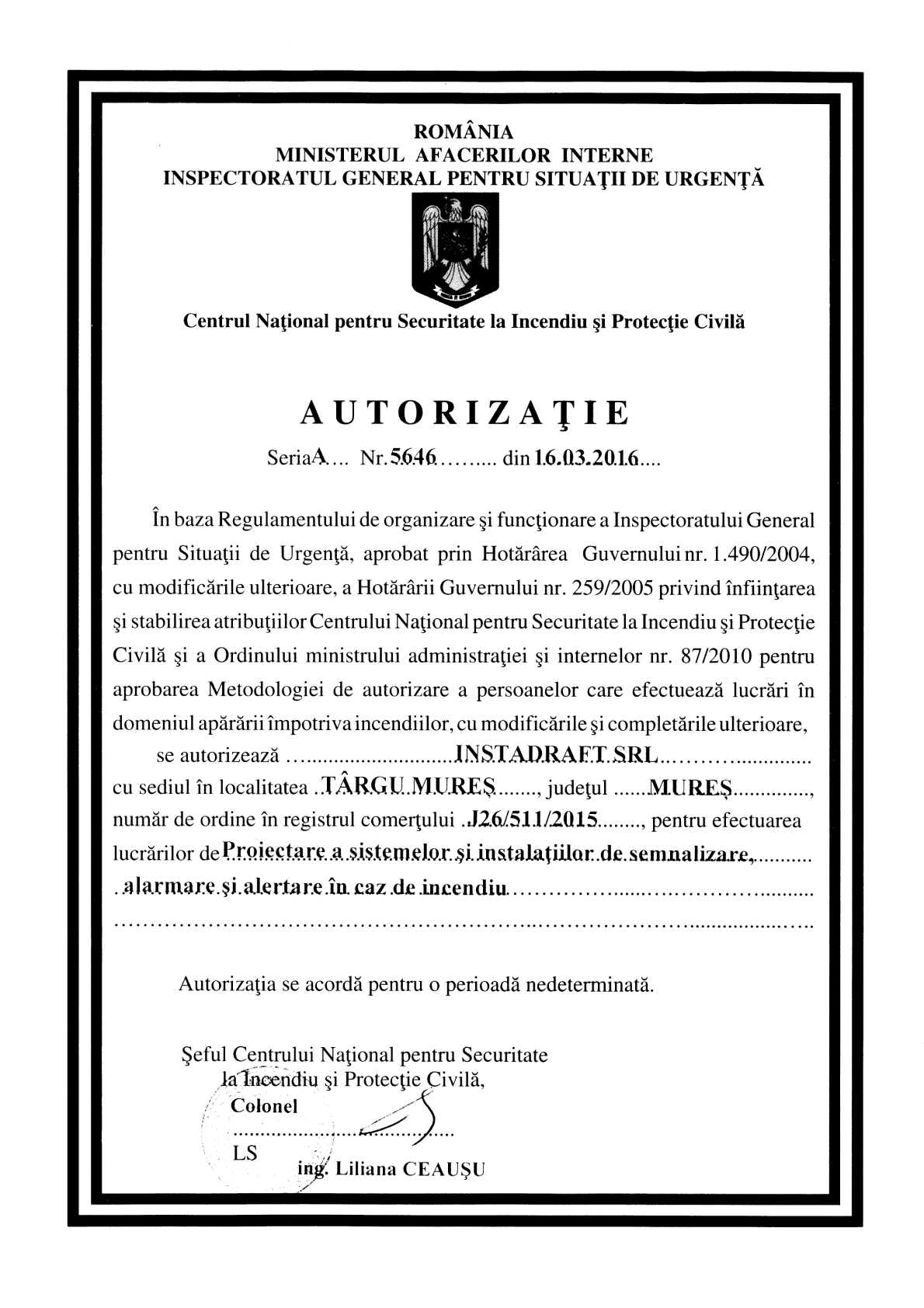 Autorizatie Detectie