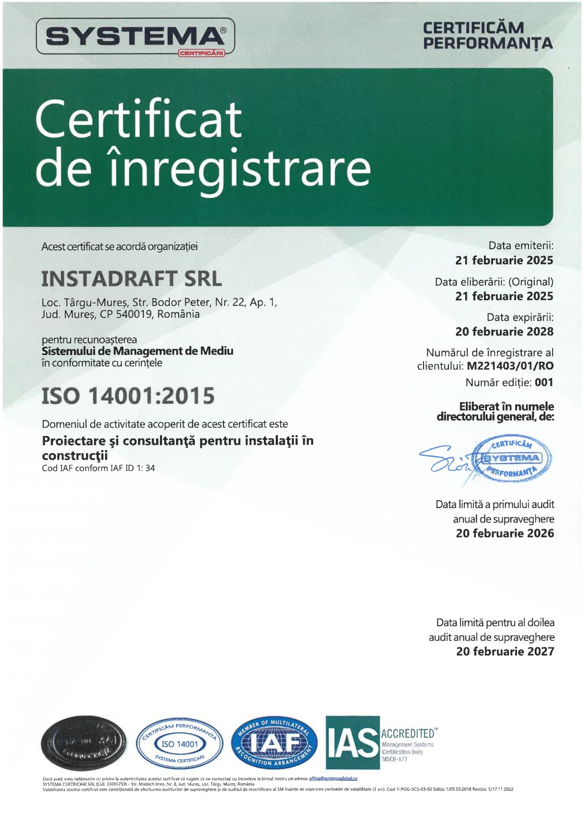 ISO 14001 2025